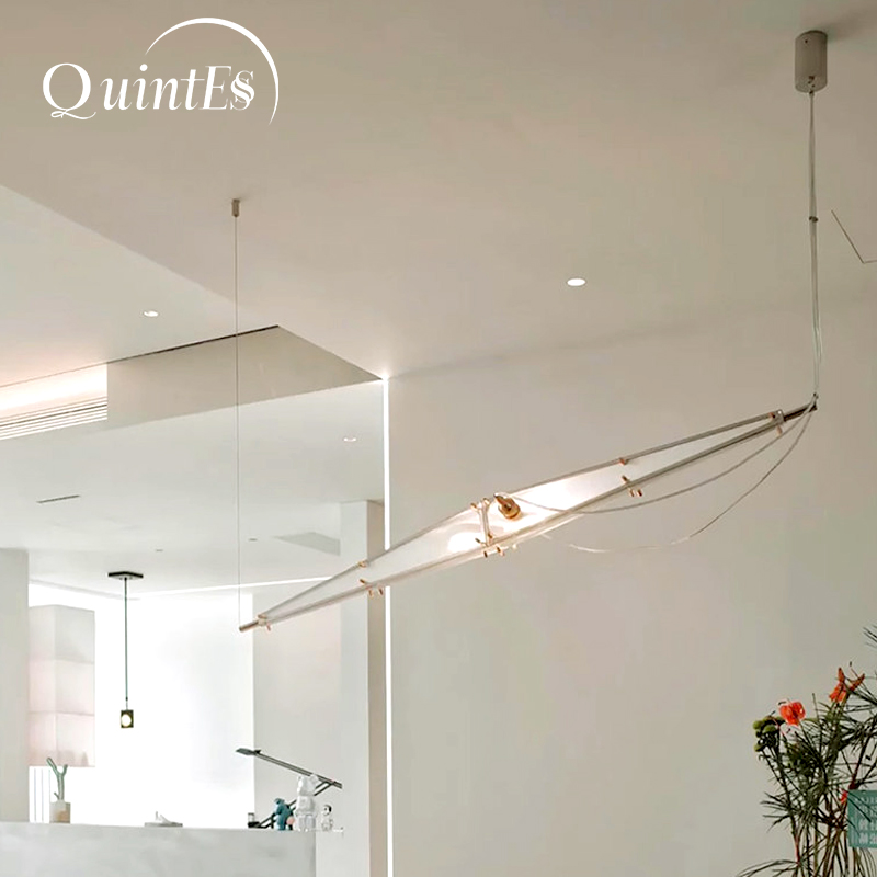 Home Bathroom Lighting Design - โคมไฟระย้าแก้ว LED ดีไซน์เรียบง่าย สีเงิน ตกแต่งภายใน โคมไฟแขวนสำหรับบันได