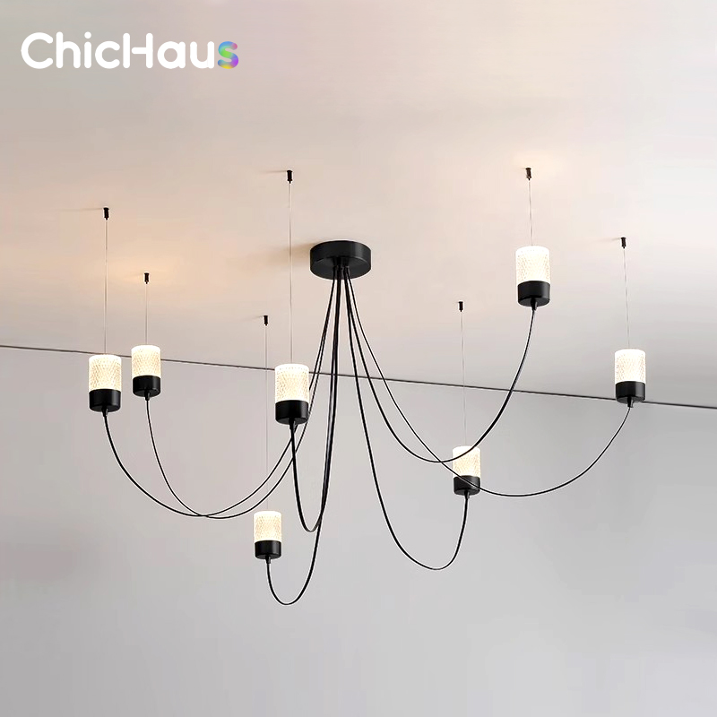 Home Bathroom Lighting Design - Modern Art Design Classcial Elegantโคมไฟระย้าโรแมนติกตกแต่งบ้านLuster LEDหรี่แสงได้ในร่มสําหรับห้องนั่งเล่น