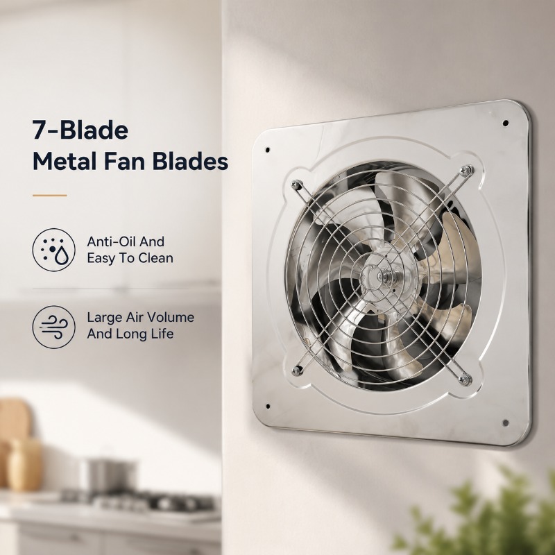 Home Bathroom Ventilation - พัดลมดูดอากาศความเร็วสูงขนาด 6 นิ้ว 8 นิ้ว สำหรับห้องน้ำ
