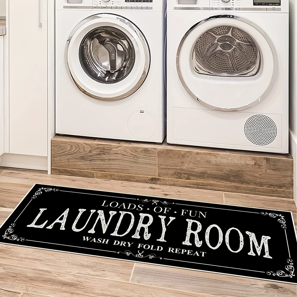 Home Center Bathroom Accessories - ห้องซักรีดพรมRunnerเสื่อซักรีดลื่นMudroom Runner Farmhouseห้องครัวชั้นห้องน้ําห้องซักรีดอุปกรณ์ตกแต่ง