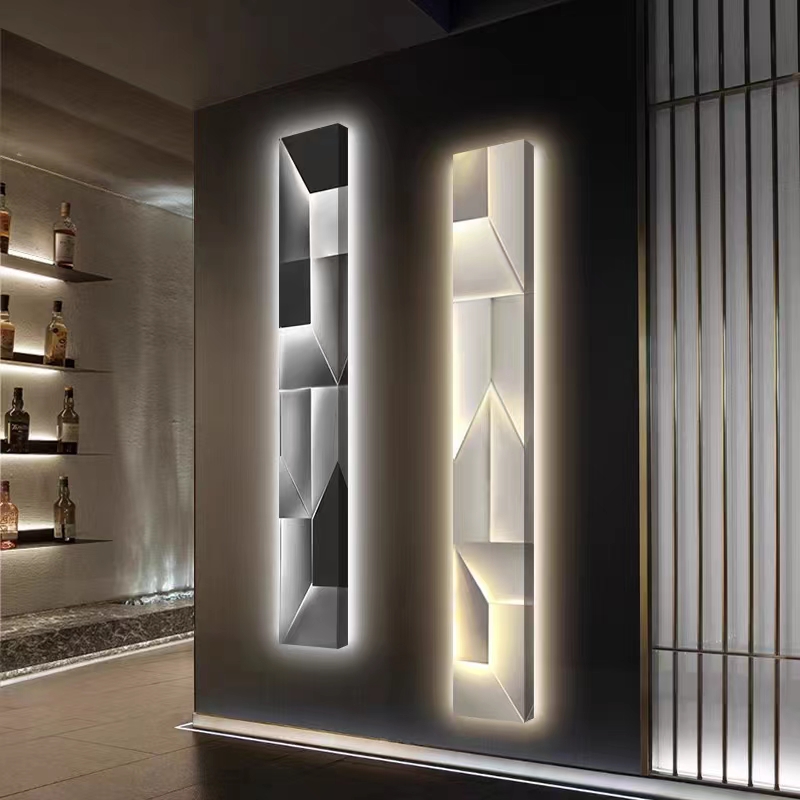 Home Bathroom Lighting Design - ไฟห้องนอนตกแต่งศิลปะบนผนังสำหรับตกแต่งห้องนั่งเล่นโคมไฟ LED โต๊ะข้างเตียงโคมไฟในร่มดีไซน์บ้านสมัยใหม่