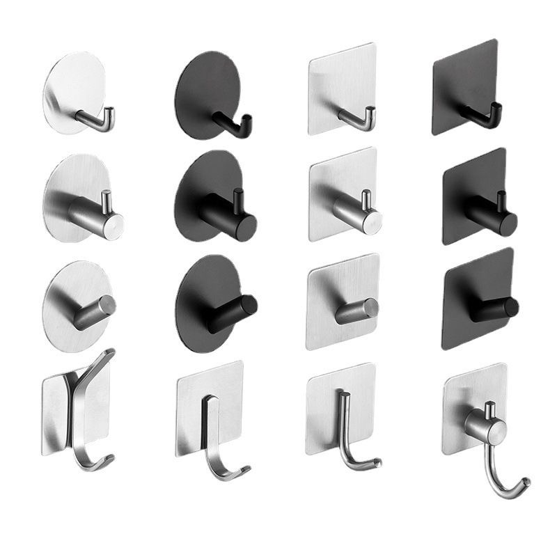 Towel Bar Stainless - 1 ชิ้นสแตนเลสสตีลสีเงินชุดอุปกรณ์ห้องน้ำราวแขวนผ้าเช็ดตัวที่ใส่กระดาษชำระตะขอแขวนผ้าอุปกรณ์ห้องน้ำ