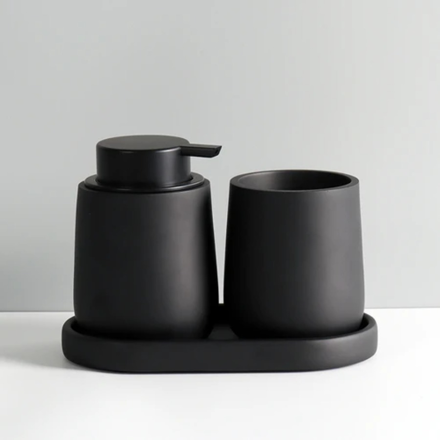 Home Center Bathroom Accessories - ชุดอุปกรณ์ห้องน้ำ ขวดโลชั่นเรซิ่น แก้วน้ำยาบ้วนปาก ถาด ชุดของขวัญตกแต่งบ้าน ที่ใส่แชมพูแบบพกพา