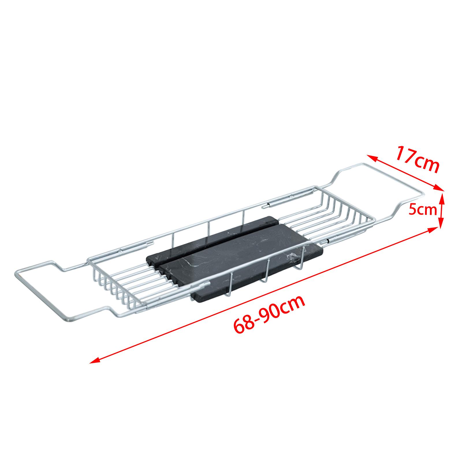 Bath Caddy Tray - ถาดวางอ่างอาบน้ำ ชั้นวางของอเนกประสงค์สำหรับอาบน้ำและอ่างอาบน้ำ