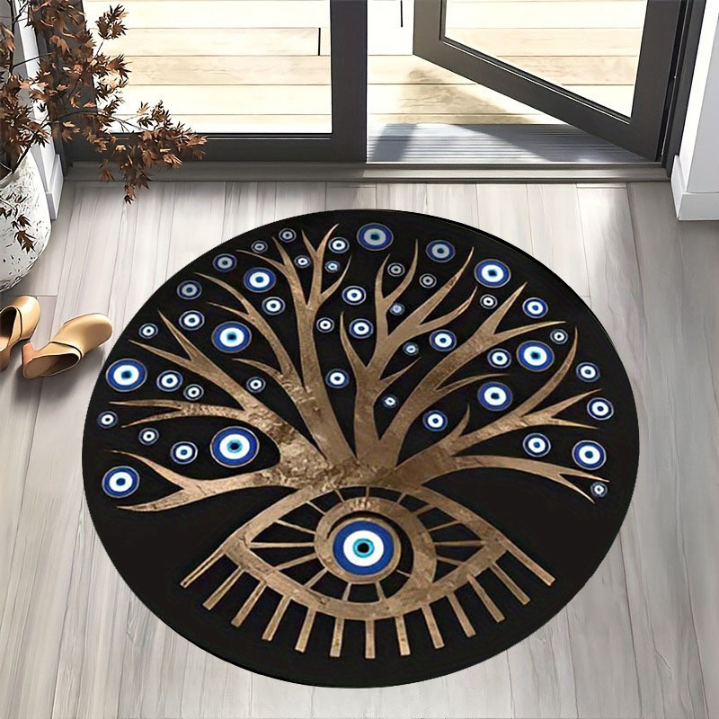 แผ่นรองกันลื่นลายต้นไม้แห่งชีว - Home Bathroom Door Design บทวิจารณ์และราคา