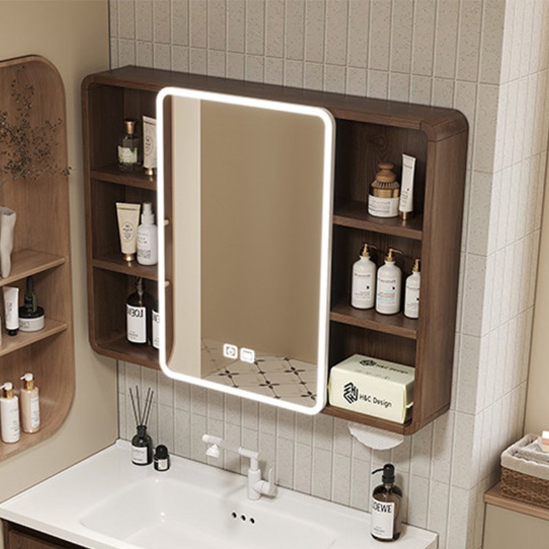 ตู้ห้องน้ำแบบมีกระจก ชั้นวางขอ - Home Bathroom Mirror บทวิจารณ์และราคา