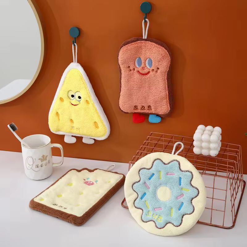 ผ้าเช็ดมือแขวนตกแต่งลายการ์ตูน - Home Center Bathroom Accessories บทวิจารณ์และราคา