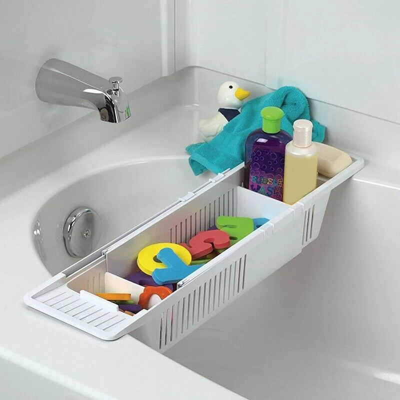 ถาดแคดดี้อ่างอาบน้ำตะกร้ามัลติ - Bath Caddy Tray บทวิจารณ์และราคา