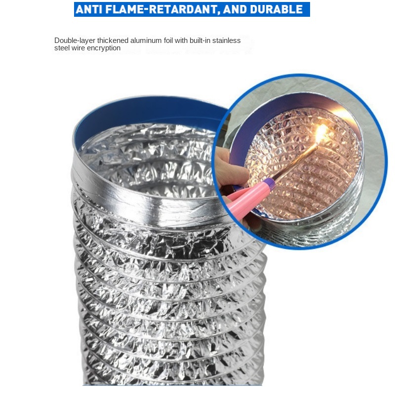 สายอากาศอลูมิเนียมฟอยล์125มม., - Home Bathroom Ventilation บทวิจารณ์และราคา