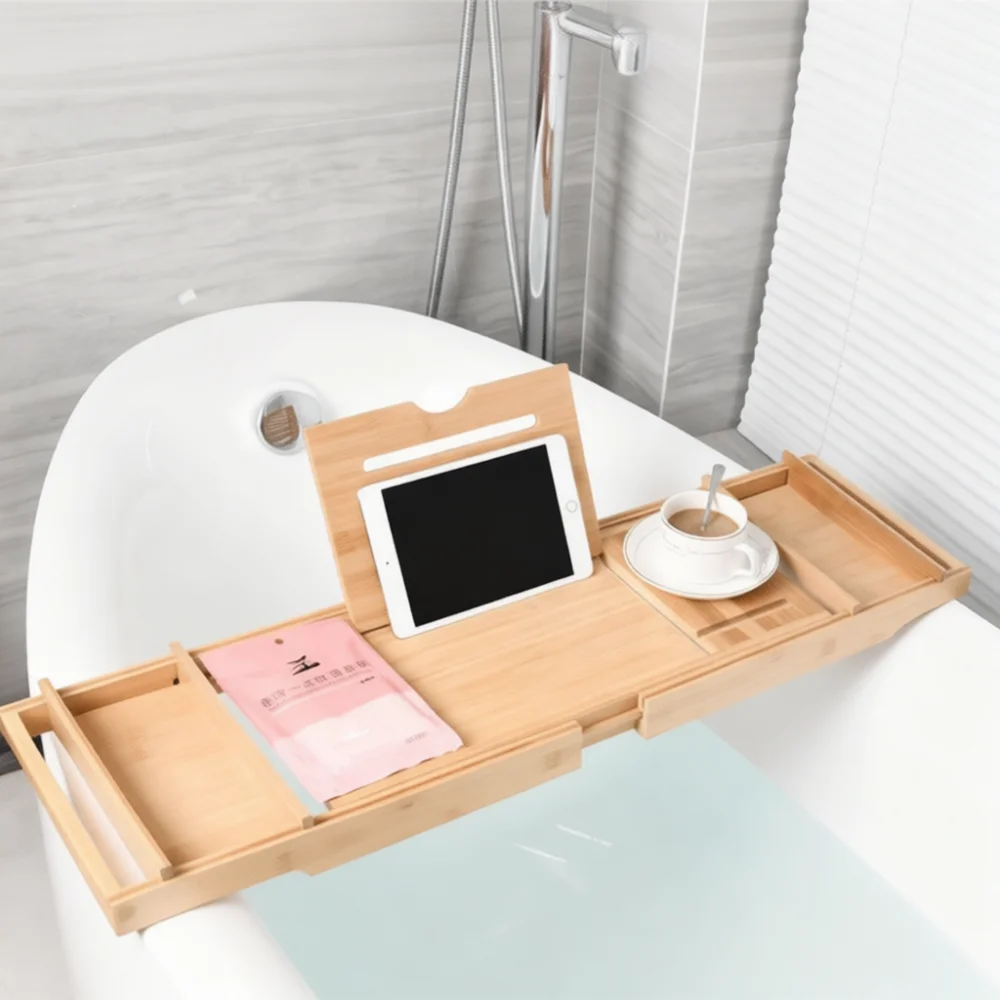 ถาดวางของในอ่างอาบน้ำแบบปรับได - Bath Caddy Tray บทวิจารณ์และราคา