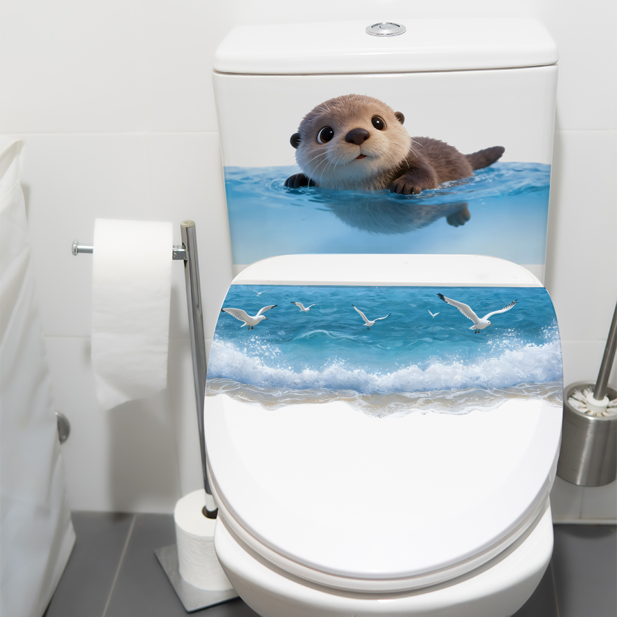 1 ชิ้น สติกเกอร์ติดถังน้ำลายตั - Home Center Bathroom Accessories บทวิจารณ์และราคา