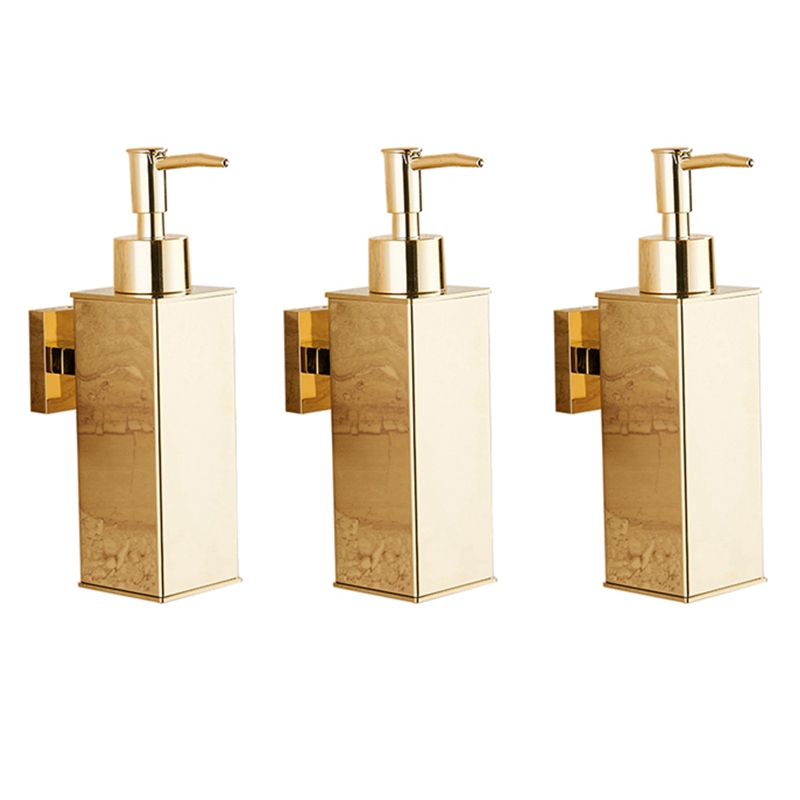 3X เครื่องจ่ายสบู่เหลวห้องน้ํา - Home Bathroom Wall Soap Dispenser บทวิจารณ์และราคา