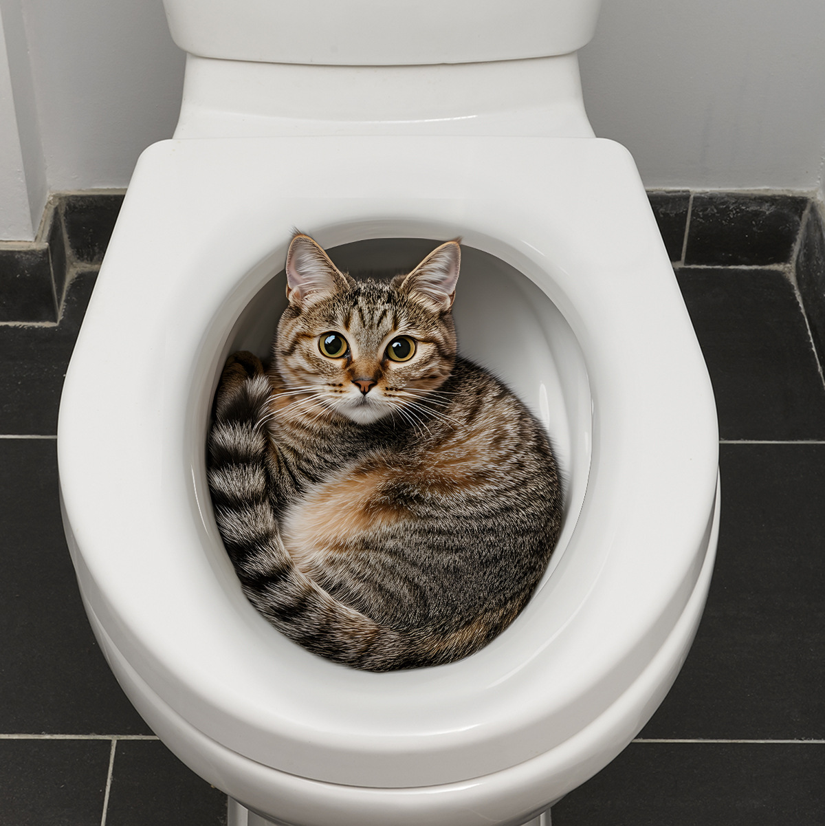 สติกเกอร์ห้องน้ำลายแมวตลก 3 มิ - Home Center Bathroom Accessories บทวิจารณ์และราคา