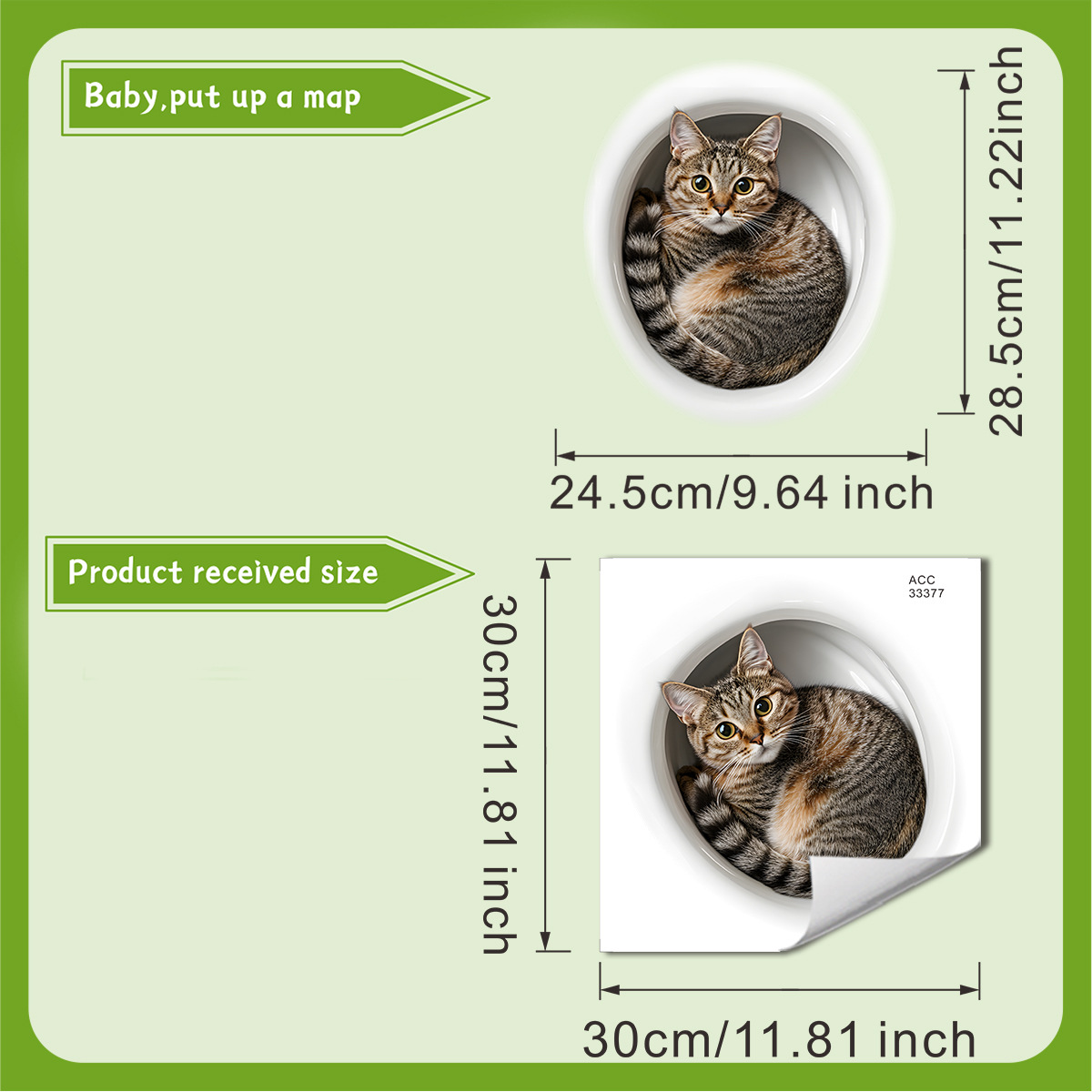สติกเกอร์ห้องน้ำลายแมวตลก 3 มิ - Home Center Bathroom Accessories บทวิจารณ์และราคา