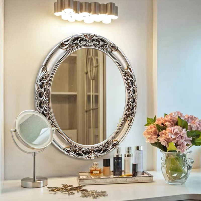 กระจกห้องน้ำทรงวงรีแบบยุโรปติด - Home Bathroom Mirror บทวิจารณ์และราคา