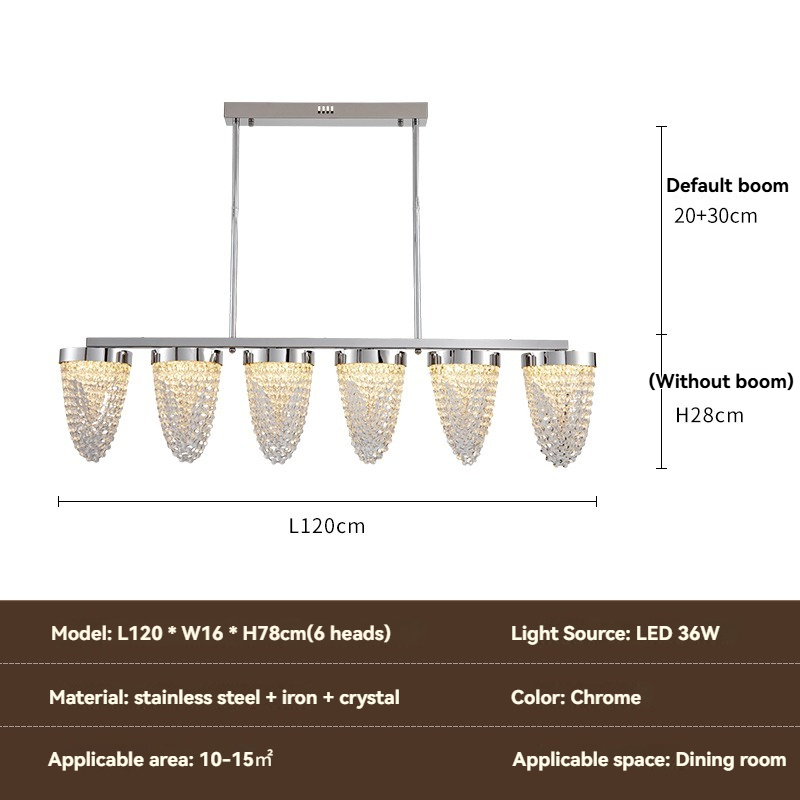 โคมไฟระย้าคริสตัล K9 สไตล์โพสต - Home Bathroom Lighting Design บทวิจารณ์และราคา