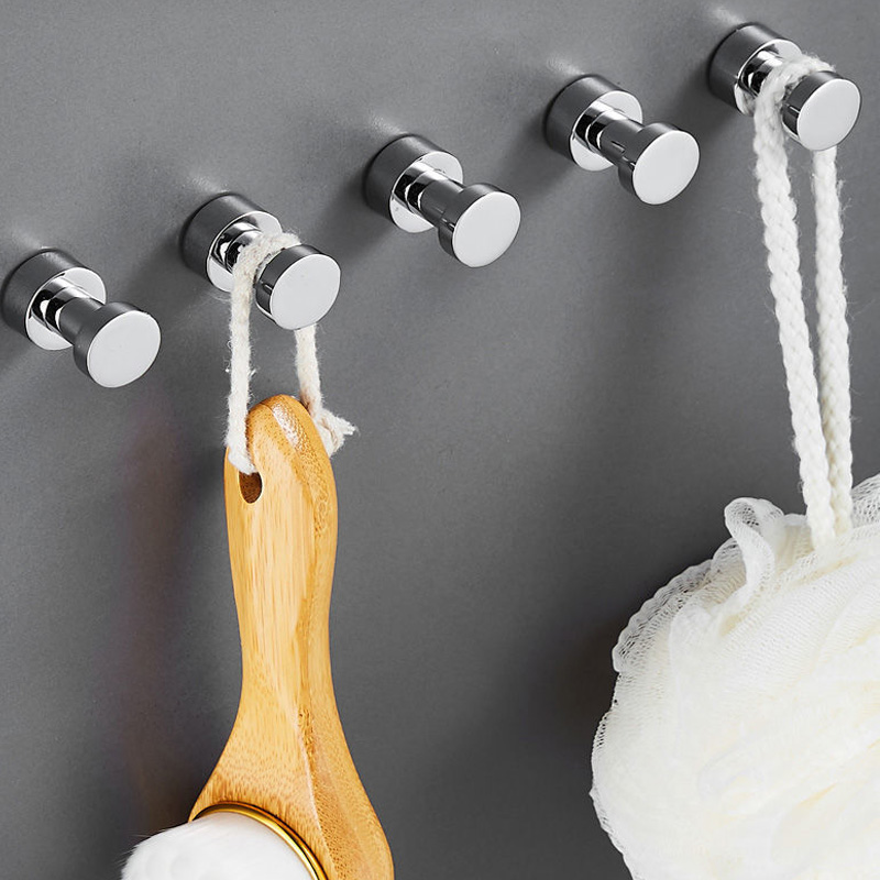 2/3/4/5Pcs ทองเหลือง Robe Hook - Home Center Bathroom Accessories บทวิจารณ์และราคา