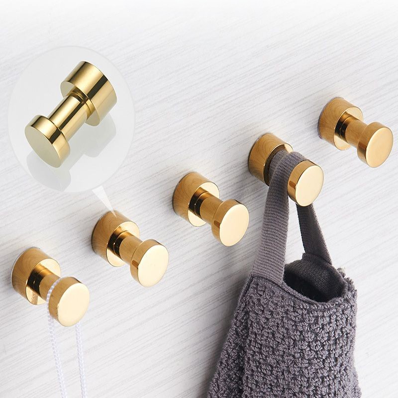 2/3/4/5Pcs ทองเหลือง Robe Hook - Home Center Bathroom Accessories บทวิจารณ์และราคา