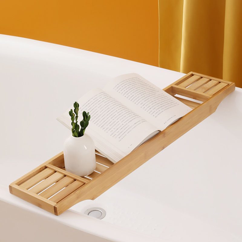 ชั้นวางอ่างอาบน้ำทำจากไม้ไผ่ป้ - Bath Caddy Tray บทวิจารณ์และราคา