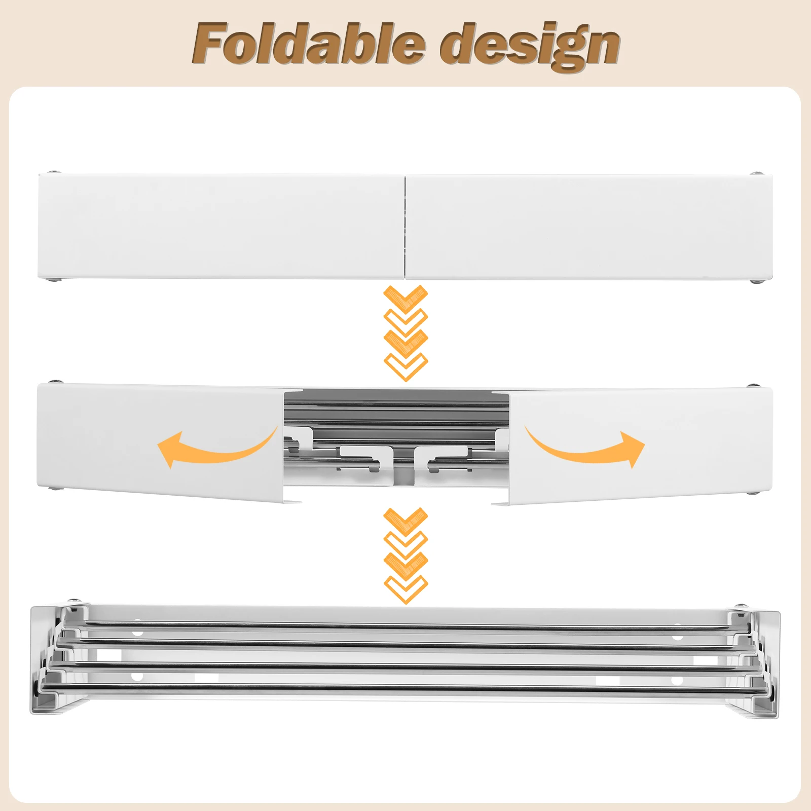 ราวตากผ้าพับได้ สแตนเลส ราวแขว - Towel Bar Stainless บทวิจารณ์และราคา
