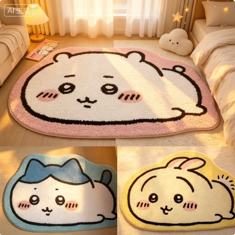 พรมการ์ตูน Chiikawa ลายอนิเมะ  - Home Center Bathroom Accessories บทวิจารณ์และราคา