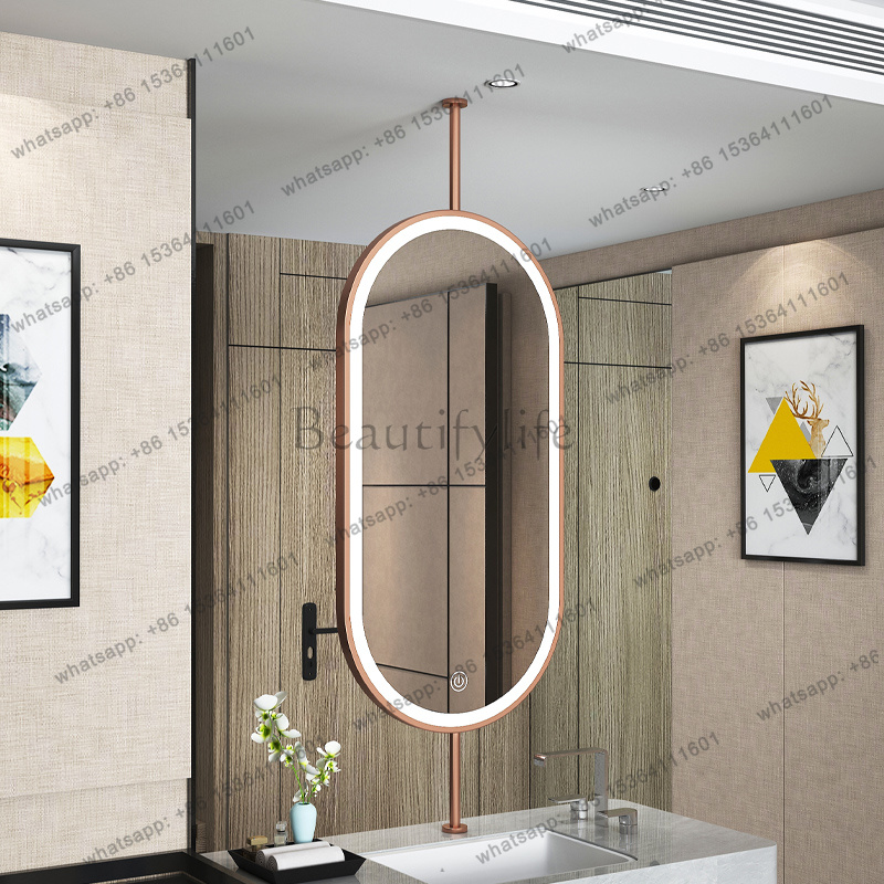 กระจกแขวนเพดานทรงวงรี ขนาด 60x - Home Bathroom Mirror บทวิจารณ์และราคา