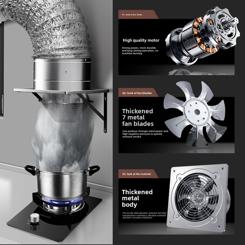 6/8 นิ้ว EXTRACTOR พัดลมระบายอ - Home Bathroom Ventilation บทวิจารณ์และราคา